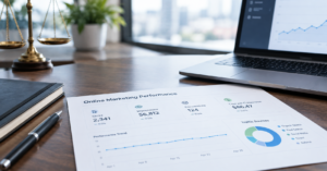 An online marketing for law firms report for a cheap online marketing campaign.