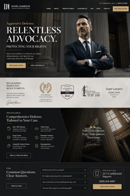 Criminal_Justice_Sample_Website
